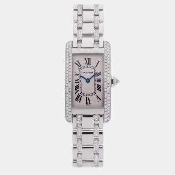 Pre Owned Pre-Owned Cartier Tank Americaine WB7018JP 28 mm x 19 mm