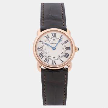 Pre Owned ساعة كارتبيه روند لويس كارتبيه W6800151 29 مم مستخدمة