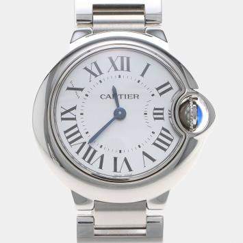 مملوكة مسبقًا Cartier Ballon Bleu WSBB0067 Quartz Stainless Steel Women's Wristwatch 28 mm