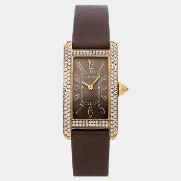 مملوكة مسبقًا Pre-Owned Cartier Tank Americaine WB705631