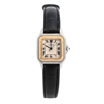 Pre Owned Cartier 18K Yellow Gold & Stainless Steel Panthere 1100 Women's Wristwatch 27 mm