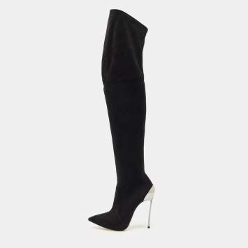 【関税込み】CASADEI Boots Maxxxi Leather in Black for Women | Casadei®