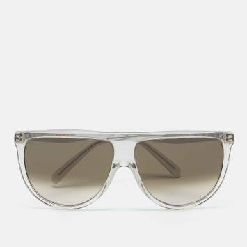 Pre Owned Celine Grey Gradient CL41435/S Thin Shadow Oversized Sunglasses