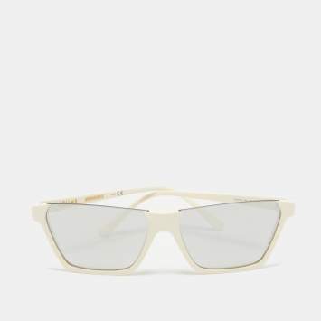 Celine Ivory/Grey Mirrored CL40028I Rectangle Sunglasses