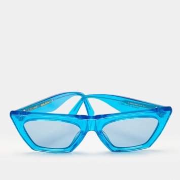 Pre Owned Celine Blue CL41468/S Edge Cat Eye Sunglasses