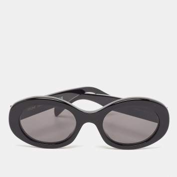 Pre Owned Celine Black CL40194U Oval  Sunglasses