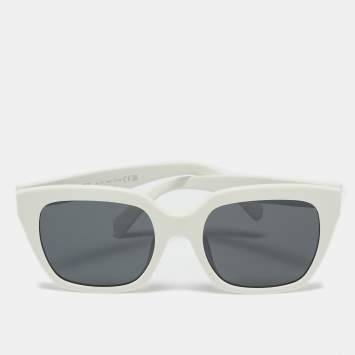 Celine White/Black CL40198F Square Sunglasses