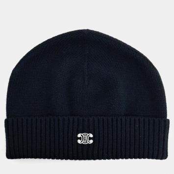 مملوكة مسبقًا Celine Wool Black Beanie