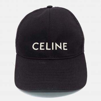 Pre Owned Celine Black Cap Hat