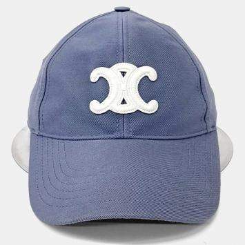 مملوكة مسبقًا Celine Cotton Blue Triumph Cap