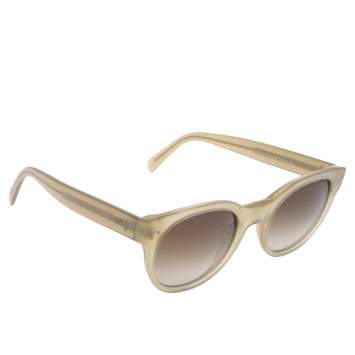 Pre Owned Céline Olive Green/ Green Gradient SC 1747 Audrey Sunglasses