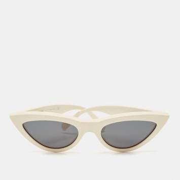Pre Owned Celine Green/Ivory CL4019IN Cat Eye Sunglasses