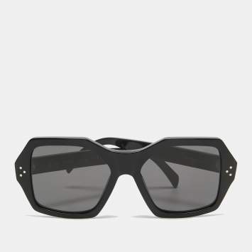Pre Owned Celine Black CL401041 Square Sunglasses