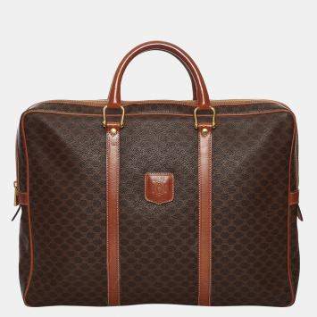 Pre Owned Celine Brown Macadam Briefcase