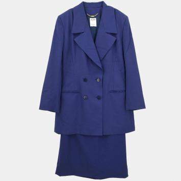 مملوكة مسبقًا Celine Setup Suit Jacket Skirt Navy #44