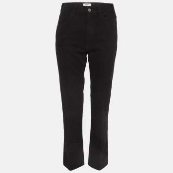 Pre Owned Celine Black Denim Jeans M Waist 30"