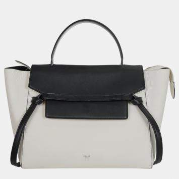 Celine Two-Tone Grained Calfskin Mini Belt Bag