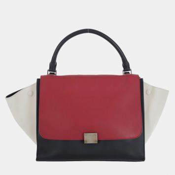 Pre Owned Celine Tricolor Trapeze Bag