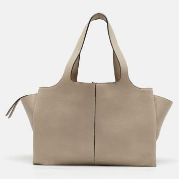 Pre Owned Celine Ivory White Leather Trifold Bag