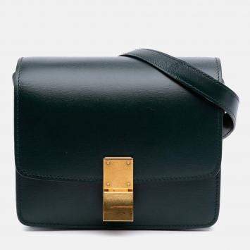 Celine Green Small Calfskin Classic Box