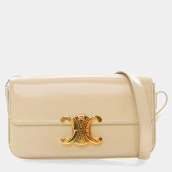 Celine Shiny Calfskin Claude Shoulder Bag