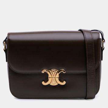【VIPセール】CELINE 早い者勝ちセール！ CROSSBODY OVAL バッグ NEW Celine Crossbody Oval Purse Cuir Triomphe in Smooth