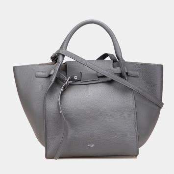 Celine Grey Small Grained Calfskin Big Bag