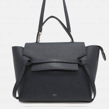 Celine Belt Bag Navy Leather Size Mini
