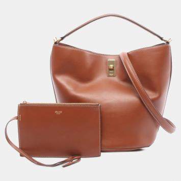 Pre Owned Celine Brown Leather Teen Bucket 16