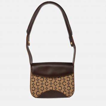 Pre Owned Celine Brown C Macadam Handbag