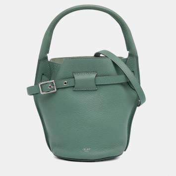 Pre Owned Celine Green Nano Big Bucket Bag