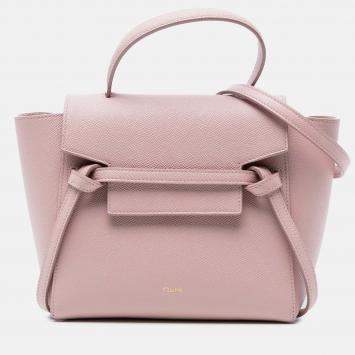 Pre Owned Celine Nano Grained Calfskin Belt Bag