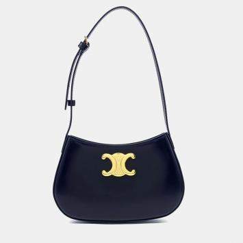 مملوكة مسبقًا Celine Black Leather Tilly Bag Medium