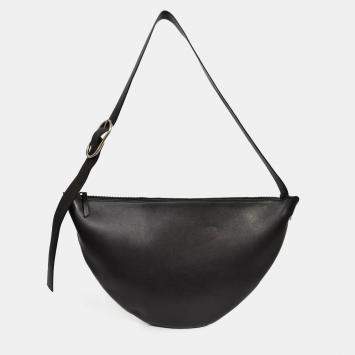 Pre Owned Celine 2017 Black Leather Medium 'Swing' Bag