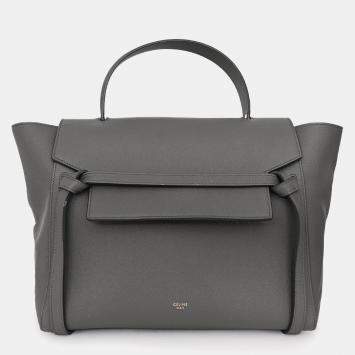 مملوكة مسبقًا Celine Grey Leather Mini Belt Bag