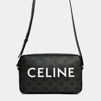 مملوكة مسبقًا Celine Triomphe Canvas Pouch Crossbody