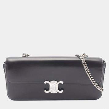 مملوكة مسبقًا حقيبة كتف سيلين كلود تريومف جلد أسود