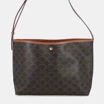 مملوكة مسبقًا حقيبة تسوق سيليين متريومف ناعمة تان بي في سي جلد