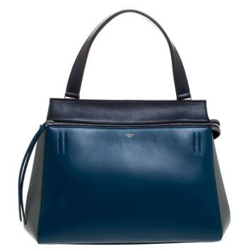مملوكة مسبقًا Celine Tricolor Leather Medium Edge Bag