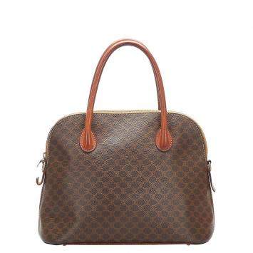 Pre Owned Celine Brown Vintage Macadam Dome Bag