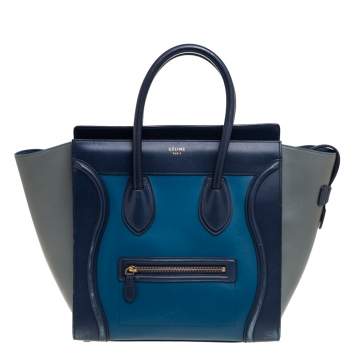 مملوكة مسبقًا Celine Multicolor Leather Mini Luggage Tote