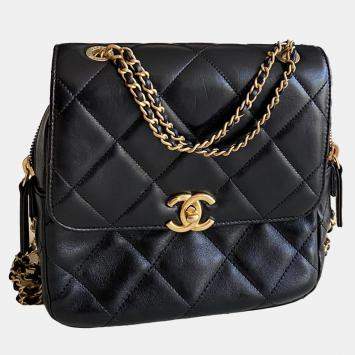 Pre Owned Chanel ado Black bag