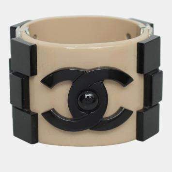 Pre Owned Chanel CC Boy Brick Cuff Bracelet
