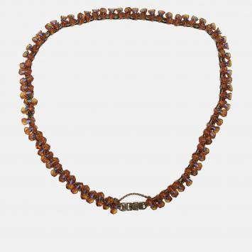 Chanel Brown Resin Vintage Amber Chain Belt