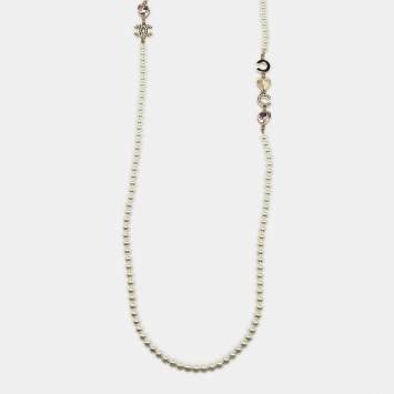 アクセサリー Chanel Gold Tone Bell & CC Charm Pendant Chanel Gold Tone Bell & CC Charm Pendant Necklace Chanel | TLC