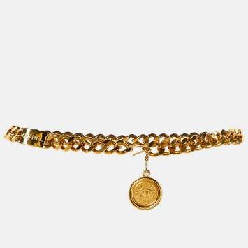 Pre Owned Chanel CC 31 Rue Cambon Gold Tone Chain Belt