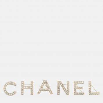 Pre Owned Chanel Runway Letter Brooch Set