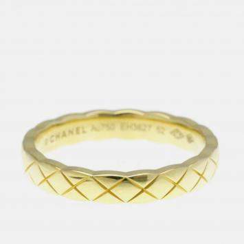Pre Owned Chanel Coco Crush Mini 18K Yellow Gold Band Ring