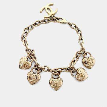 Pre Owned Chanel heart-embellished bracelet