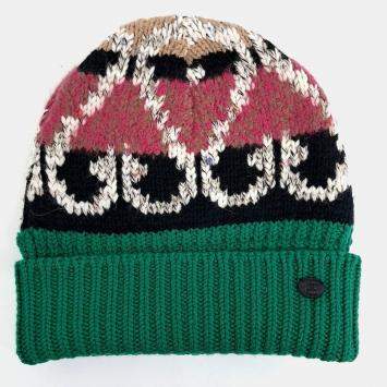 Pre Owned Chanel Multicolor Beanie Cap